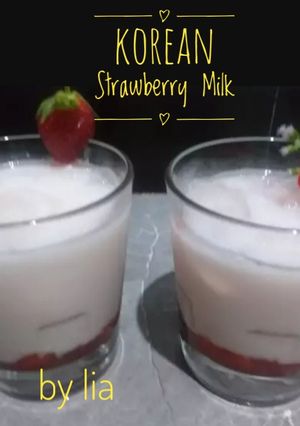 Foto resep Korean Strawberry Milk
