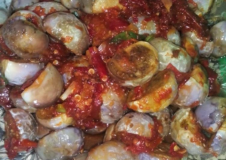 Terong Mini di Cabein