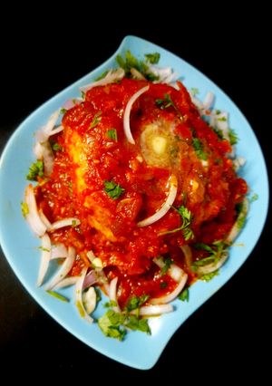 A picture of Tawa butter Masala Pav.