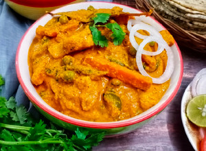 A picture of Vegetable Kolhapuri.