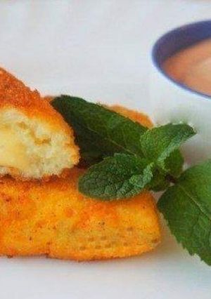Фото Картофельные палочки с сыром.