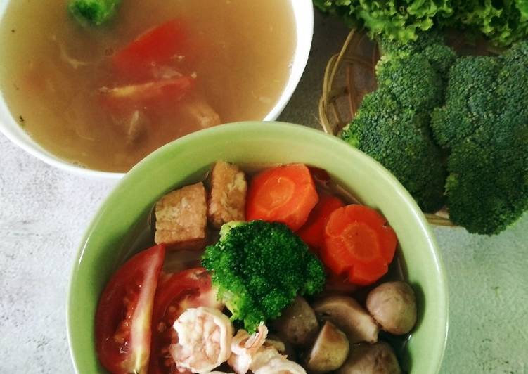 Resep Sup Sea Food Sayuran yang Bisa Manjain Lidah