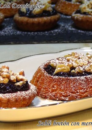 Foto principal de Sablé bretón con mermelada y nueces