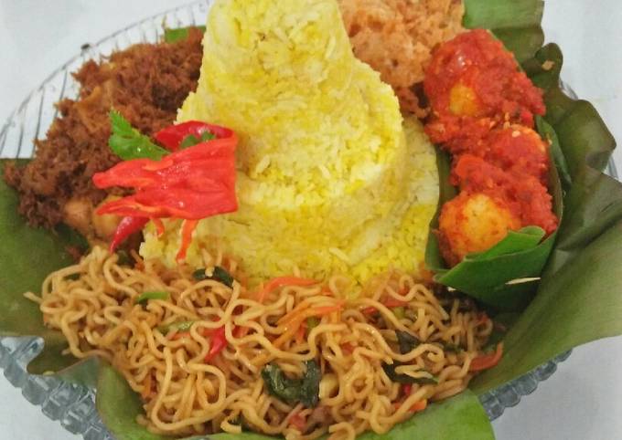 Langkah Mudah untuk Membuat Tumpeng Mini Rice Cooker Anti Gagal