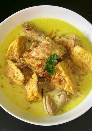 Foto resep Opor Ayam & Tahu bumbu kuning
