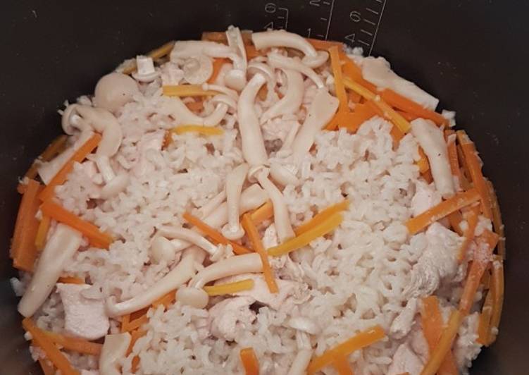 Resep Nasi Tim Praktis (Rice Cooker) yang praktis