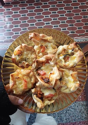 Una foto de Canastillas de Cebolla Caramelizada