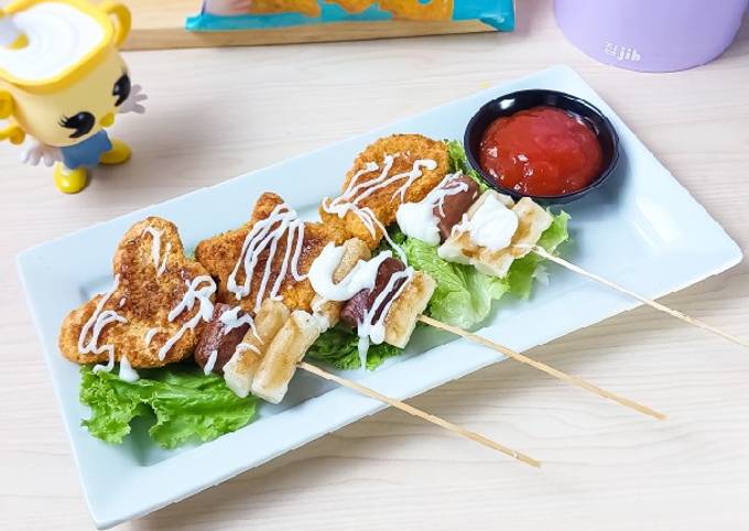 Resep Sweker Chicken Nugget Sate Nuget Ayam Oleh Fitra Wahyu Putri Cookpad