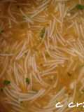 Noodle Soup with Garlic