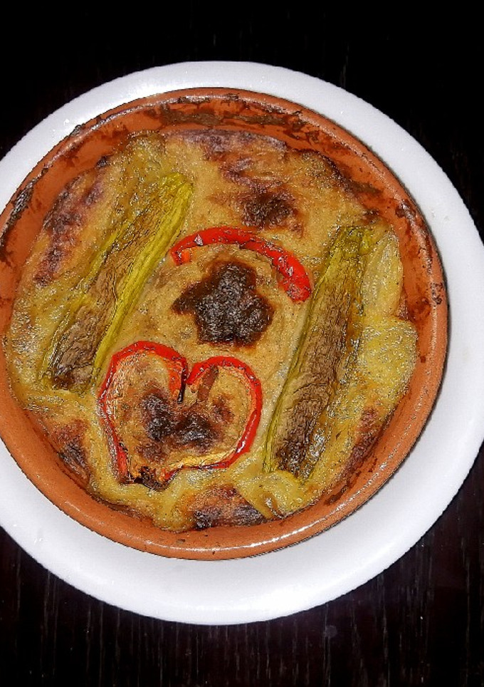 صورة لوصفة كوسة ببشاميل الشوفان والفراخ