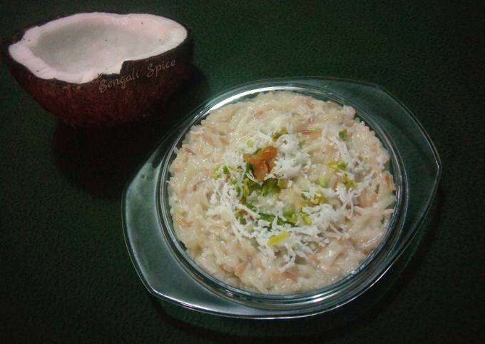 Easiest Way to Prepare Super Quick Homemade Seviyan Kheer (Bangladeshi Dessert) 💛