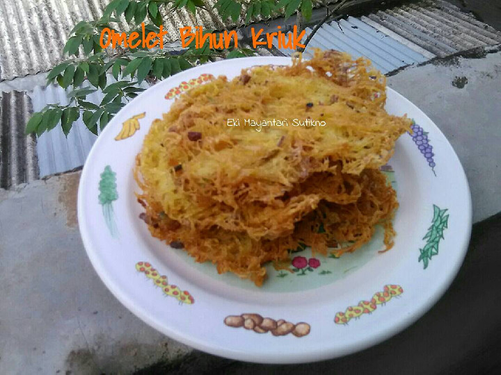 Resep Omelet Bihun Kriuk Anti Gagal