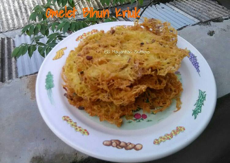 Omelet Bihun Kriuk