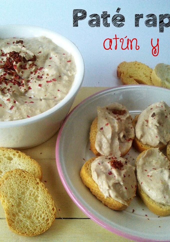Una foto de Paté rápido de atún y anchoas