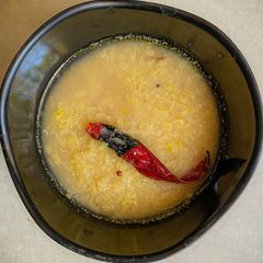 A picture of Tetul diye tok Moong Dal or Tamarind in Moong Dal.