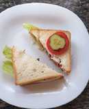 Veggies n Sausage sandwich #Photography Challenge