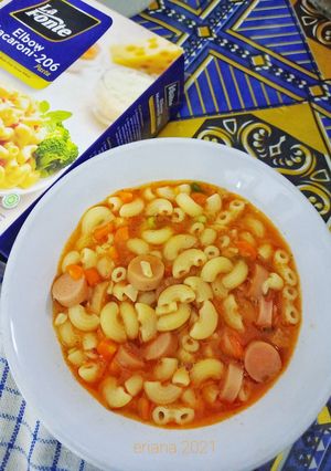 Foto resep Bolognese Macaroni Soup