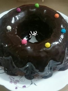 عکسی از دستور کیک شکلاتی با گاناش