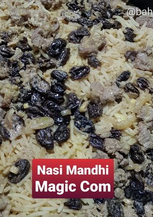 Foto resep Nasi Mandhi Susu Magic Com/Rice Cooker