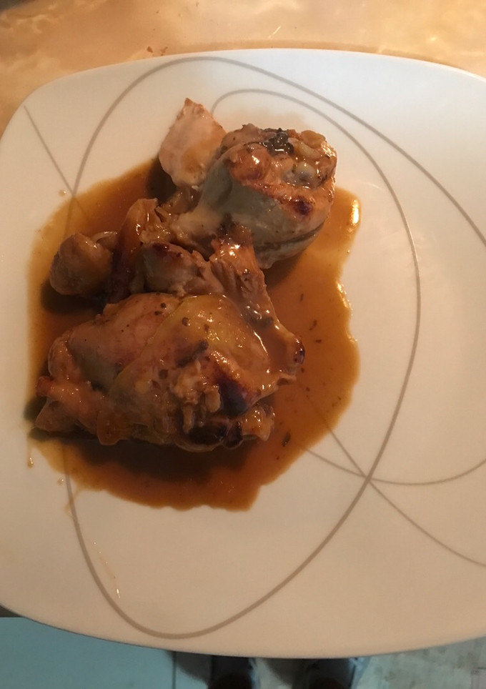 Una foto de Pollo al limón