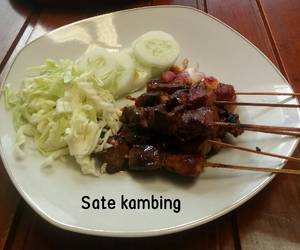 Resep mudah Sate kambing bumbu kecap Enak Sempurna