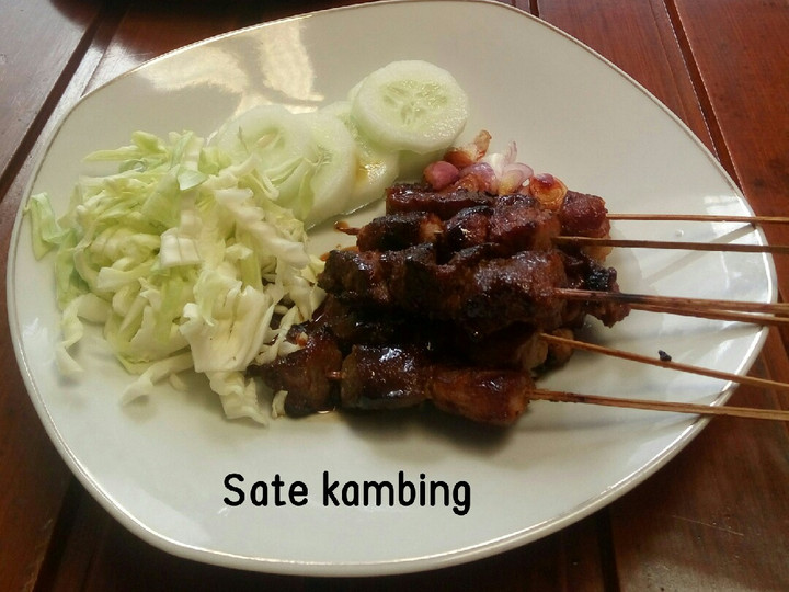 Anti Ribet, Buat Sate kambing bumbu kecap Yang Enak