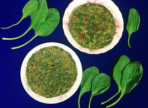 A picture of Palak Paratha.