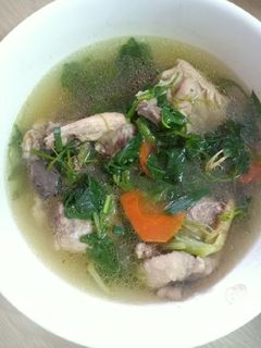 รูปของ ต้มจืดไก่ใส่ตำลึง