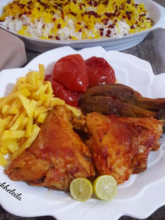عکسی از دستور ترشه کباب گیلان با مخلفات