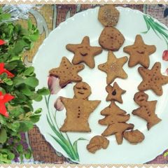 A picture of Eggless Christmas Cookies.