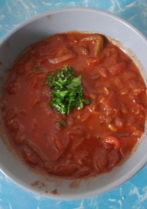 Una foto de Salsa Piperrada vasca
