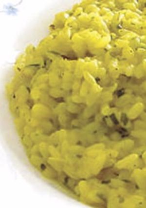 Una foto de Risotto de arroz