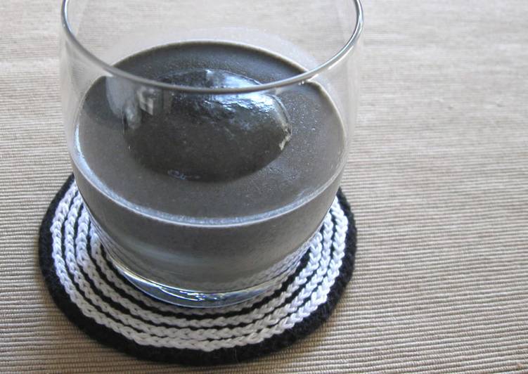 Black Sesame Panna Cotta