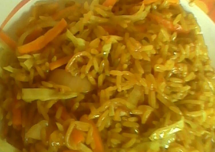 Step-by-Step Guide to Make Any-night-of-the-week My simple jollof2 rice an spaghett carrot