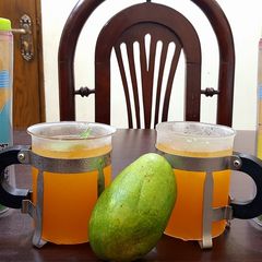 Mango iced tea🥭🥭😍😍 A picture of Mango iced tea🥭🥭😍😍.