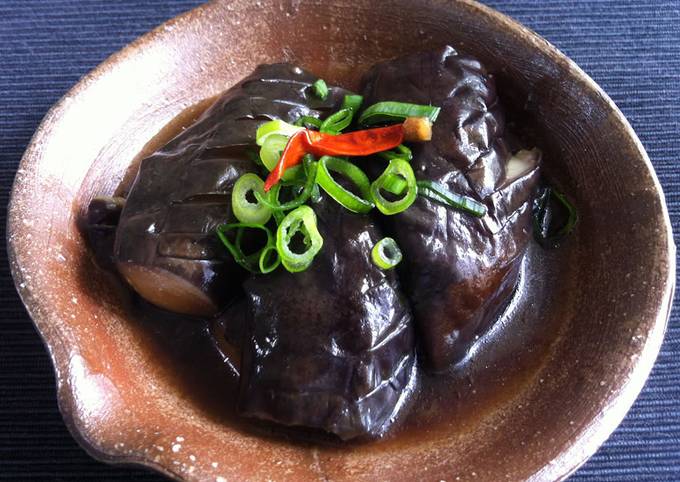 Braised Eggplant ‘Nibitashi’