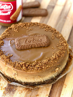 Una foto de Tarta de queso Lotus