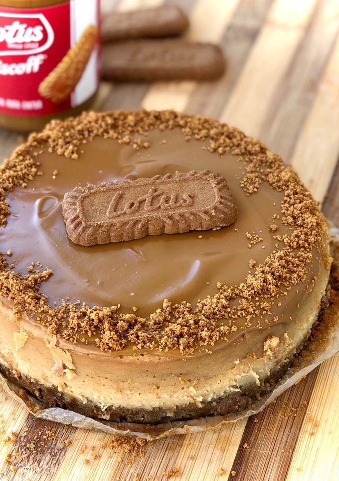 Una foto de Tarta de queso Lotus
