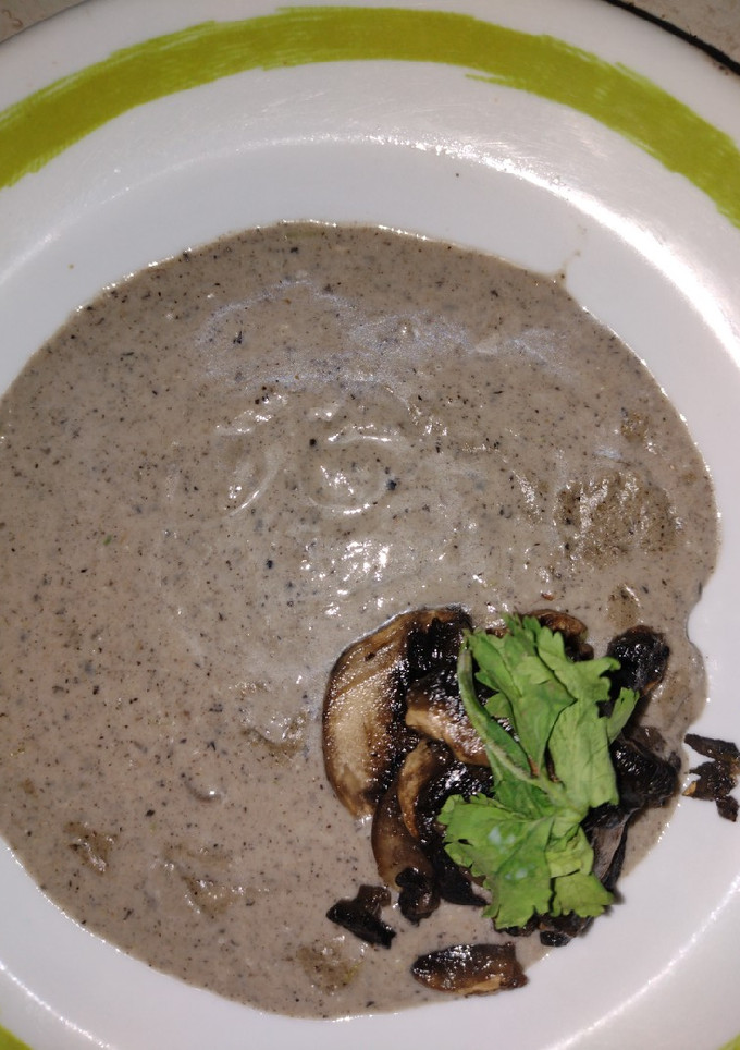 Una foto de Crema de champiñones