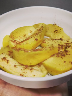 Una foto de Desayuno prebiótico con chía y manzana