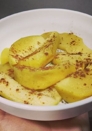Una foto de Desayuno prebiótico con chía y manzana