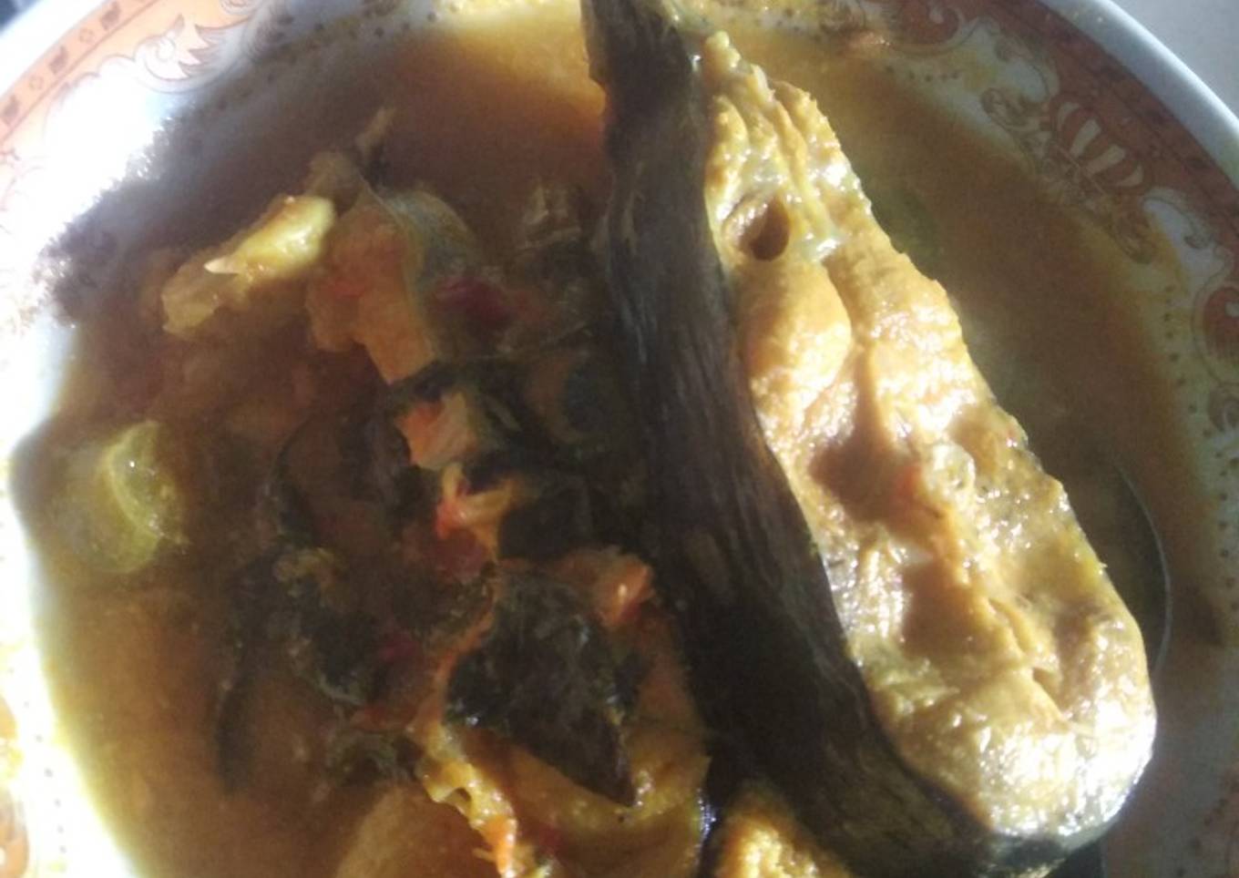 Gulai masam ikan patin