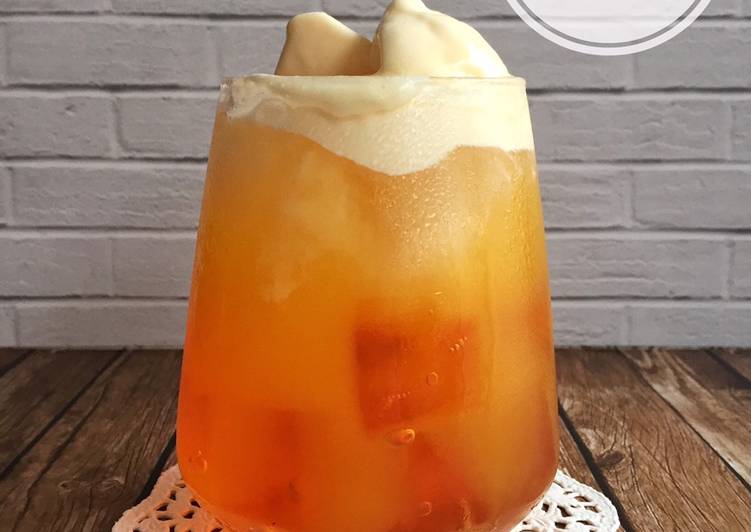 Resep: Mango Jelly Float! untuk jualan