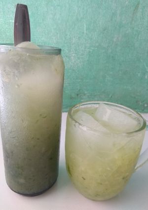 Foto resep Minuman Es timun jeruk nipis segar