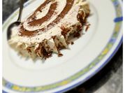 A picture of choco vanila cake
