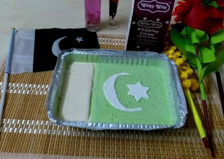 Steps to Prepare Any-night-of-the-week Green and white ice cream