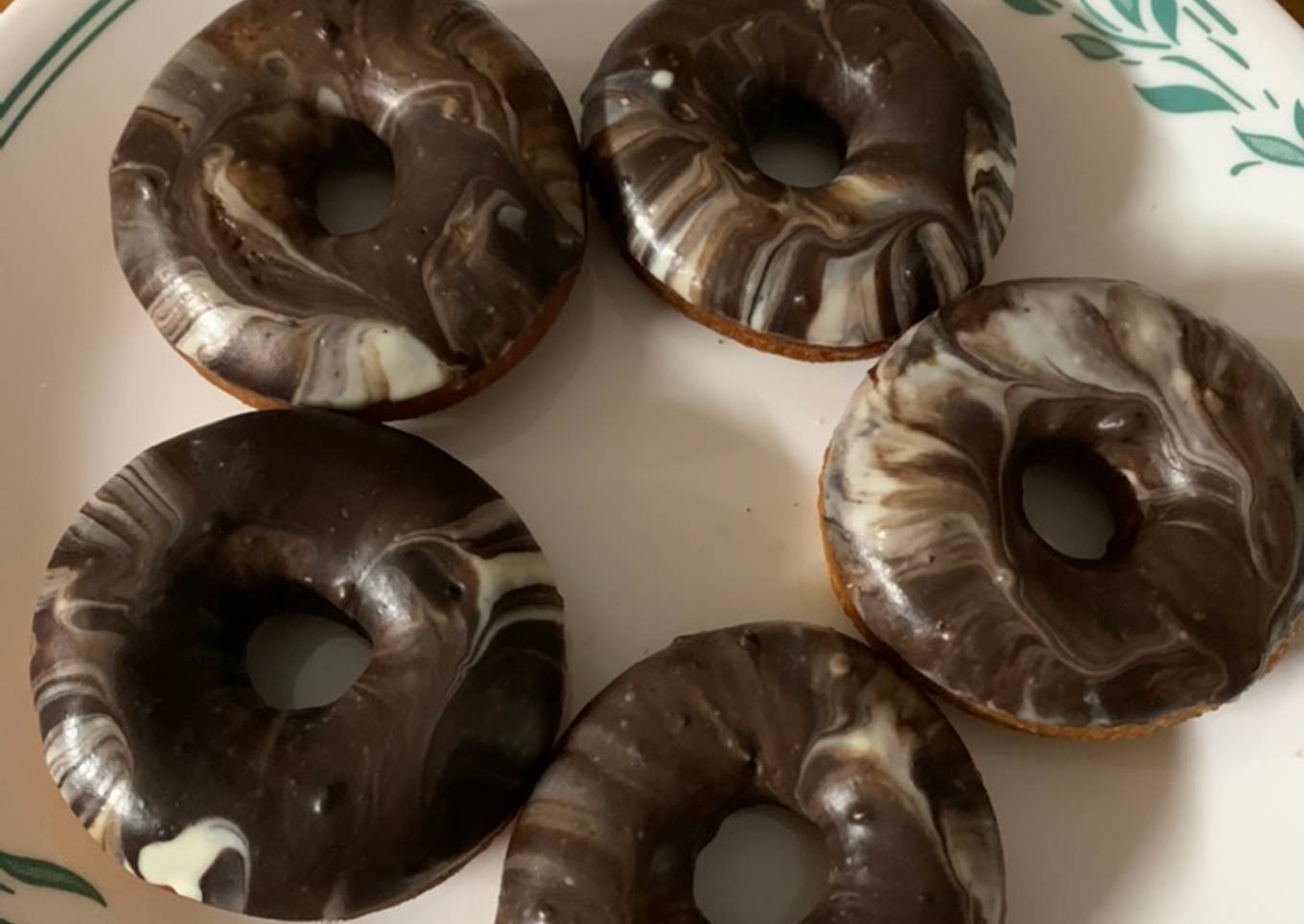 Choco marble Donuts