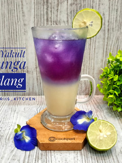 Foto resep Es Yakult Bunga Telang