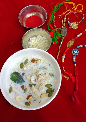 A picture of Rakhi Sweet Vermicelli Kheer.