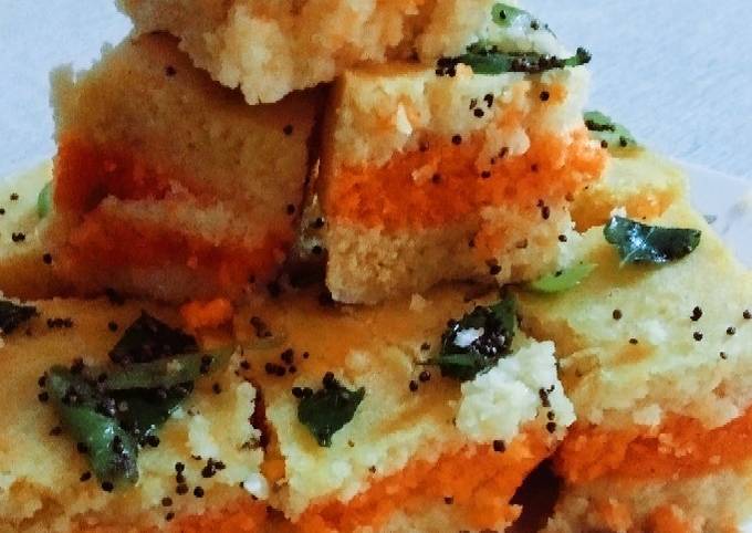 Recipe of Jamie Oliver Sago, fox nuts and samak rice sandwich dhokla